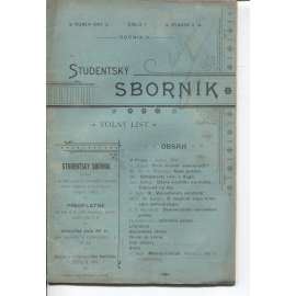 Studentský sborník, ročník III., číslo 1. a 2., svazek II. 1897 (2 svazky)