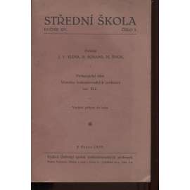 Střední škola, ročník XIV., číslo 2/1933