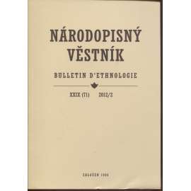 Národopisný věstník XXIX.(71)/2012, číslo 2