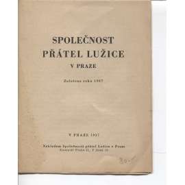 Společnost přátel Lužice v Praze