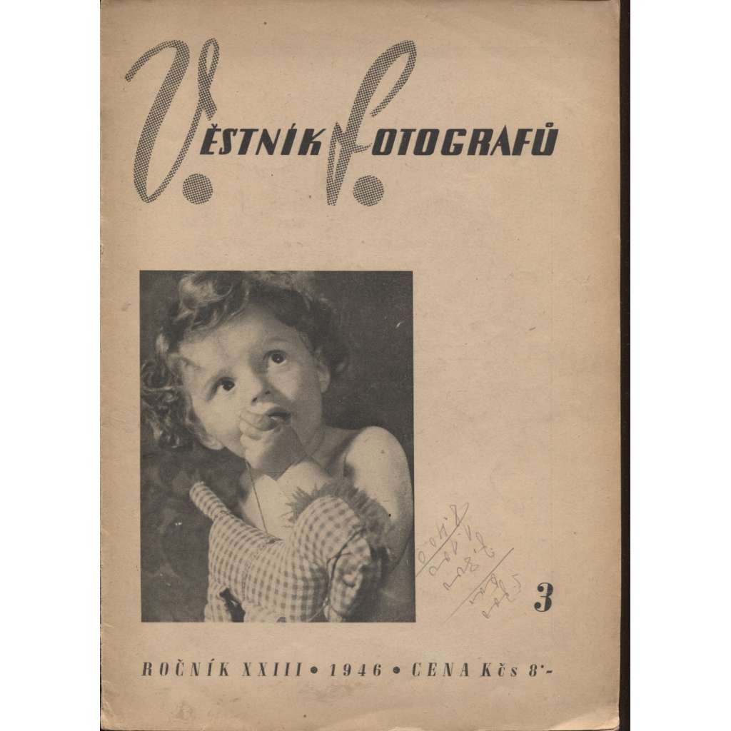 Věstník fotografů, ročník XXIII., číslo 3/1946