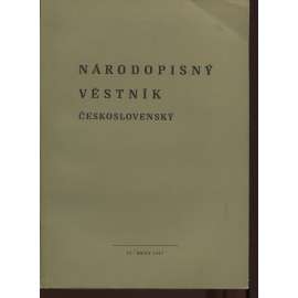 Národopisný věstník československý, II.(XXXV.)/1967