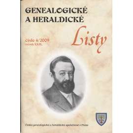 Genealogické a heraldické listy, ročník XXIX., číslo 4/2009