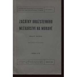 Začátky družstevního mlékařství na Moravě