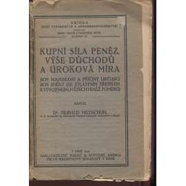 Kupní síla peněz, výše důchodů a úroková míra