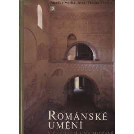 Románské umění v Čechách a na Moravě [Obsah: Přemyslovci, středověk, český stát, společnost, kultura a umění 9.-13.st., křesťanství; románská architektura, nástěnná, knižní malba, kostely, rotundy, umělecké řemeslo;mj.i Milevsko, Třebíč, Pražský hrad Říp]