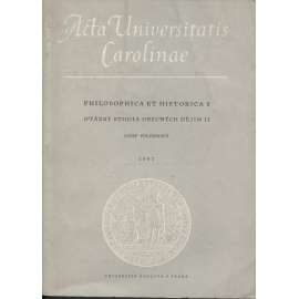 Prameny k obecným dějinám ve slovenských archivech a knihovnách - Slovensko (Acta Universitatis Carolinae. Philosophica et Historica 3/1963