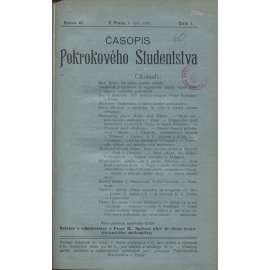 Časopis pokrokového studentstva, ročník XI./1907