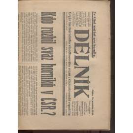 Dělník (12.12.1923) - 1. republika, staré noviny. Orgán Mezinárodního všeodborového svazu v československé republice (odbory)