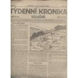 Týdenní kronika válečná (6.6.1918) - staré noviny, I. světová válka