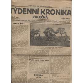 Týdenní kronika válečná (16.4.1915) - staré noviny, I. světová válka