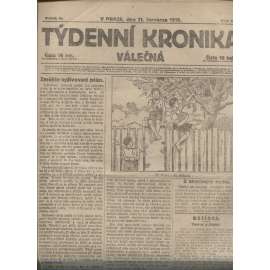 Týdenní kronika válečná (11.7.1918) - staré noviny, I. světová válka