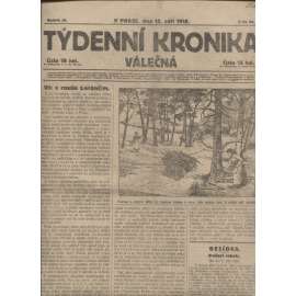 Týdenní kronika válečná (12.9.1918) - staré noviny, I. světová válka