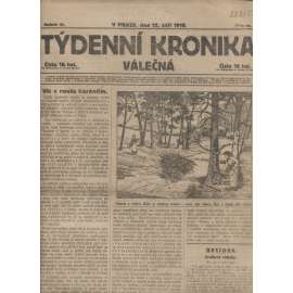 Týdenní kronika válečná (12.9.1918) - staré noviny, I. světová válka