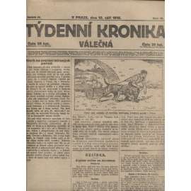 Týdenní kronika válečná (12.9.1918) - staré noviny, I. světová válka