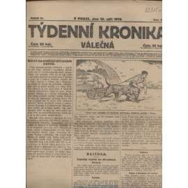 Týdenní kronika válečná (19.9.1918) - staré noviny, I. světová válka