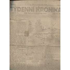 Týdenní kronika (14.11.1918) - staré noviny, 1. republika, I. světová válka