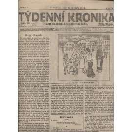 Týdenní kronika (6.2.1919) - staré noviny, 1. republika