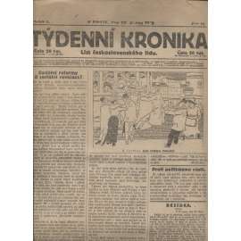 Týdenní kronika (20.2.1919) - staré noviny, 1. republika