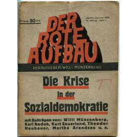 Der rote Aufbau, roč. 4, 1931, č. 1 (leden) [komunismus; Německo; marxismus; sociální demokracie; KPD; SPD]
