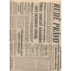 Rudé právo (6.2.1948) - staré noviny, vítězný únor, únorové vítězství, komunistický převrat, únorový puč