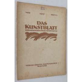 Das Kunstblatt, ročník 1917, č. 5 (květen) [umění; Walther Klemm; časopis; grafika]