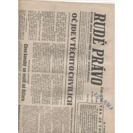 Rudé právo (16.10.1938)  - staré noviny, 1. republika