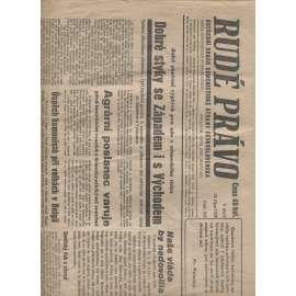 Rudé právo (18.10.1938)  - staré noviny, 1. republika