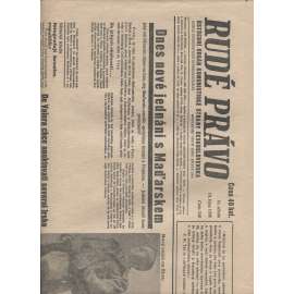 Rudé právo (19.10.1938)  - staré noviny, 1. republika