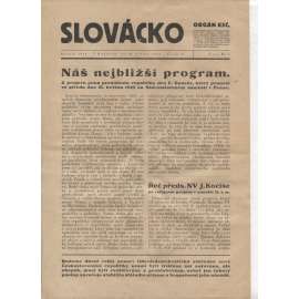 Slovácko (23.5.1945)  - staré noviny