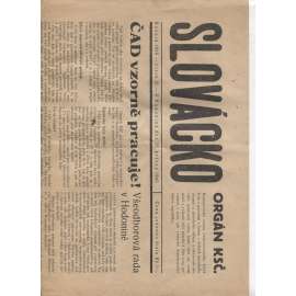 Slovácko (27.5.1945)  - staré noviny