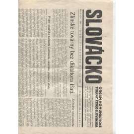 Slovácko (13.6.1945)  - staré noviny