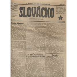 Slovácko (24.12.1923)  - staré noviny, 1. republika