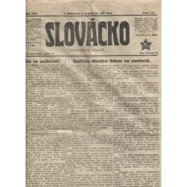 Slovácko (22.9.1923)  - staré noviny, 1. republika