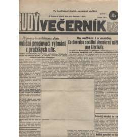 Rudý večerník (25.6.1929) - staré noviny, 1. republika