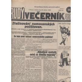 Rudý večerník (20.4.1929) - staré noviny, 1. republika