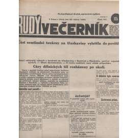 Rudý večerník (30.4.1929) - staré noviny, 1. republika