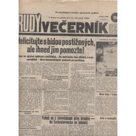 Rudý večerník (10.7.1929) - staré noviny, 1. republika