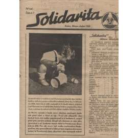 Solidarita, číslo 6.-7., březen-duben 1938 - staré noviny, 1. republika