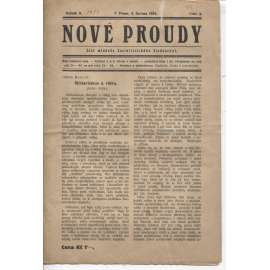 Nové proudy (4.6.1924) - staré noviny, 1. republika