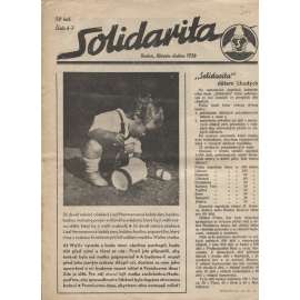 Solidarita, číslo 6.-7., březen-duben 1938 - staré noviny, 1. republika