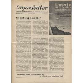 Organisátor (10.4.1947) - staré noviny (Věstník pro funkcionáře Čs. sociální demokracie)