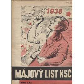 Májový list KSČ 1938 (komunistická literatura, 1. republika)