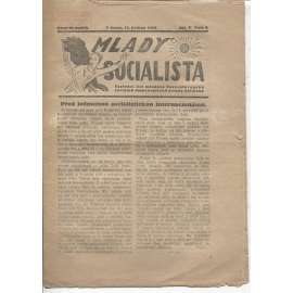 Mladý socialista (10.5.1923) - staré noviny, 1. republika