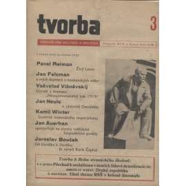 Tvorba – Týdeník pro kulturu a politiku, ročník XIX., číslo 3 (18.1.1950)