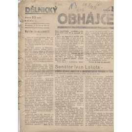 Dělnický obhájce (únor/1933) - staré noviny, 1. republika (pošk.)