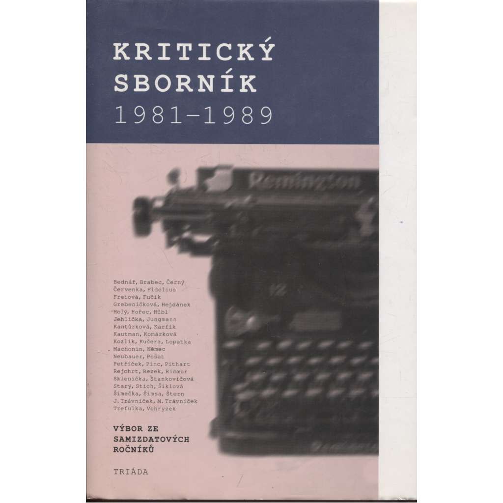 Kritický sborník 1981 - 1989