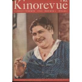 Kinorevue - ilustrovaný filmový týdeník, ročník I., číslo 1-52/1934-1935 (film, kino) - I. a II. pololetí (2 svazky)