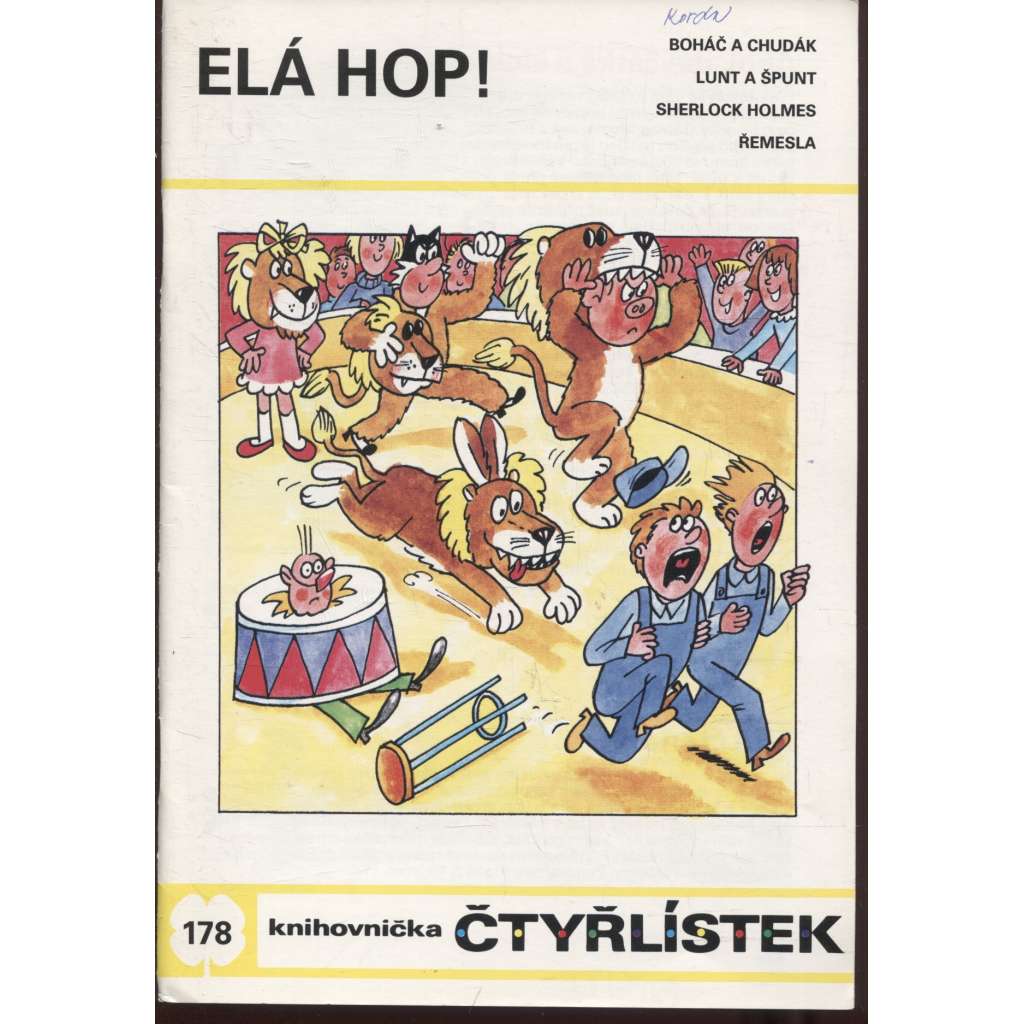 Čtyřlístek, č. 178. Elá hop!