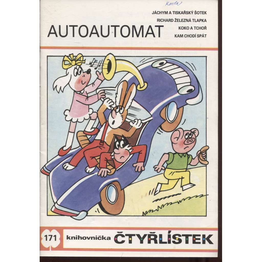 Čtyřlístek, č. 171. Autoautomat